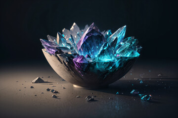 purple crystal ball