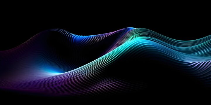 Modern Abstract Background Wave Effect