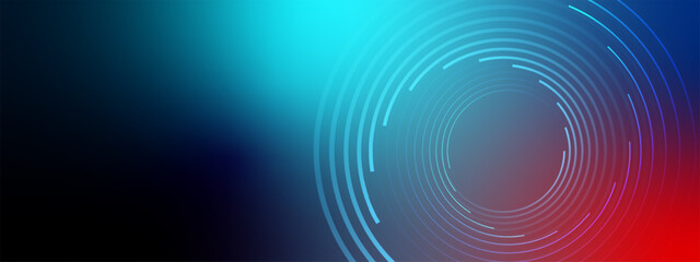 Gradient abstract background, technology hi-tech futuristic template. Vector illustration