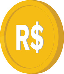 Brazil Real currency symbol