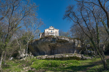 Church of St. Peter near Bale Istria Croatia