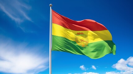 Bolivia flag, Generative Ai