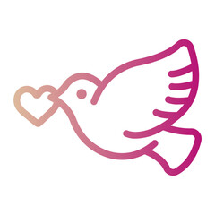dove gradient icon