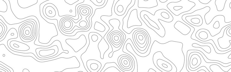 Topographic map background concept. Vector abstract illustration. Geography concept. The stylized height of the topographic map contour in colorful lines