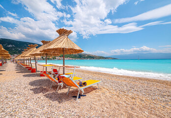 Strand in Baska, Insel Krk, Kroatien