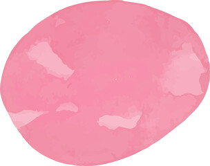 Pink Abstract Shape Watercolor