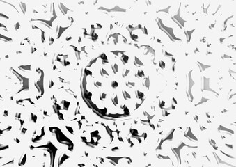 立体　曼荼羅　模様