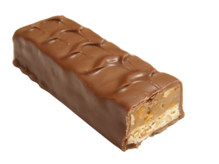 Chocolate bar isolated on white