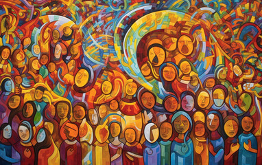 Obraz premium An evocative representation of the strength