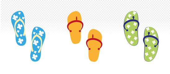 A flip flop illustration