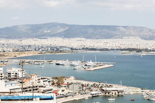 Greek landscape in Pireaus