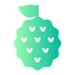 Lychee gradient icon
