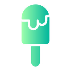 ice cream gradient icon