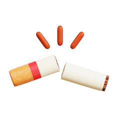 Anti Tobaco Day 3D Icon