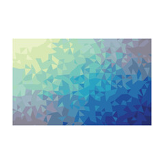 Abstract geometric background in blue and green colors. Vector Illustration.