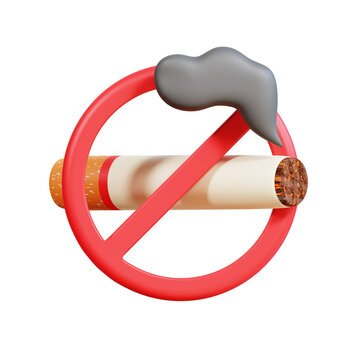 Anti Tobaco Day 3D Icon