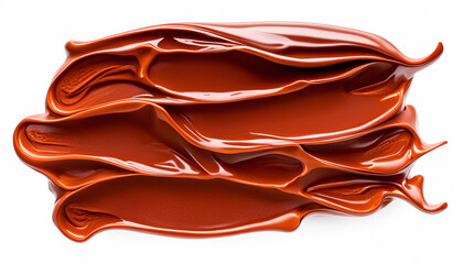 Fototapeta premium Pouring liquid cocoa. Chocolate splash