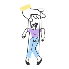 Gaslighting concept. Psychological manipulation method, and cognitive