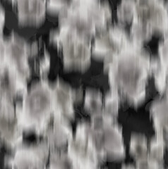 Abstract Blurred Florals Silhouettes Brush Effect Ombre Roses Seamless Pattern Textured Background Trendy Fashion Colors Perfect for Allover Fabric Print