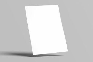 Fototapeta premium A5 Flyer Blank Mockup