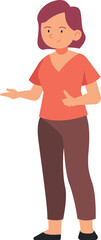 Fototapeta premium Business women character illustration