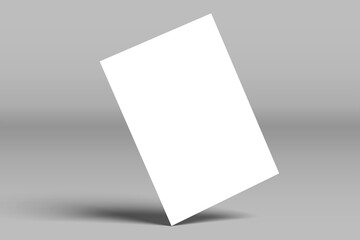 A5 poster blank Mockup