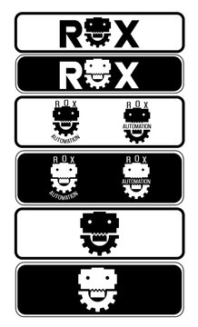 robo, rox, logo, лого, робот, 