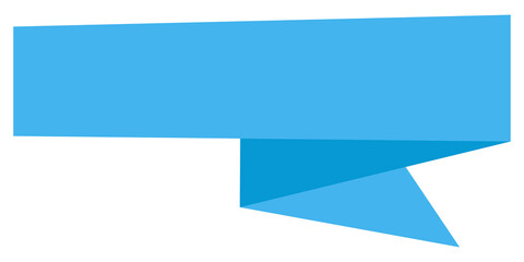 Obraz premium Rectangular Speech Banner