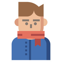 guy line icon,linear,outline,graphic,illustration