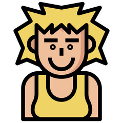 woman line icon,linear,outline,graphic,illustration