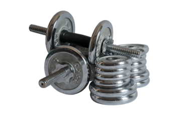 hantle ze zdjętym obciążeniem, bez tła.