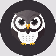 Cute vector illustration of an eagle