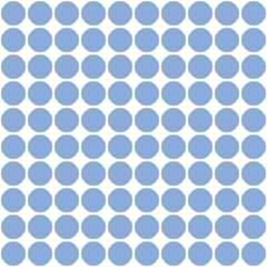 Seamless pattern with colorful polka dots on a white background