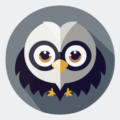 Cute vector illustration of an eagle