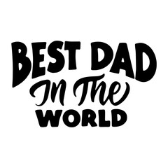 happy father day lettering typography
