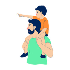 happy father day element