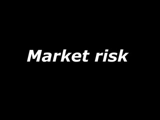 Market risk