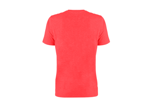 Men's T-Shirt Red Back Side Mockup Ghost Original Look