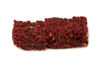 Sweet roll with pomegranate and nuts, turkish sweets.