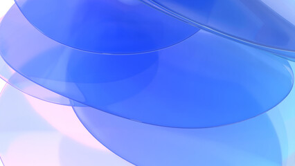 abstract glass background. 3D render