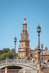 Fototapeta na wymiar Plaza de España Sevilla Spain