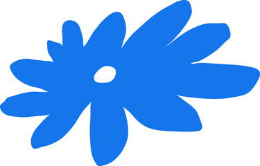 Blue Blob Flower