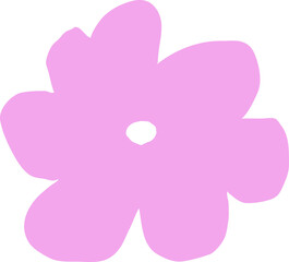 Pink Naive Flower
