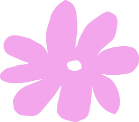 Pink Naive Flower