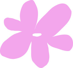 Pink Naive Flower