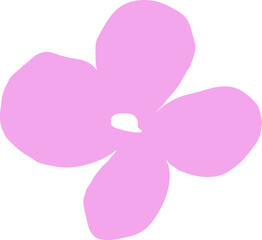 Pink Naive Flower