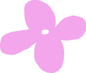 Pink Naive Flower
