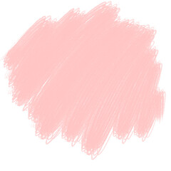Hand-drawn Cute pink line, shape, strokes, curve, Decoration and elements design in doodle style