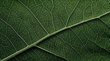 Fototapeta na wymiar Leaf skeleton macro. Generative AI