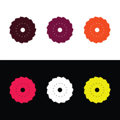 Colorful circle vector logo template design